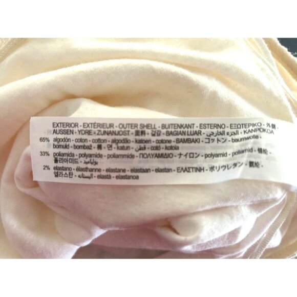 NWOT ZARA Lace Floral Ivory Mini Dress Women's Size Large Spaghetti Strap Lined - Picture 5 of 6